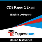 CDS Paper 1 Exam Online Test Series (English, 10 Papers)